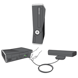 laden Onschuldig postzegel Kinect Aansluiten en instellen op de Xbox 360