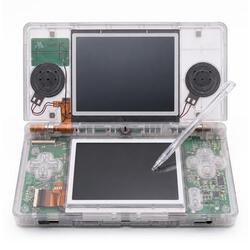 Nintendo DS Lite - Transparant Wit - Special Edition eXtremeRate Behuizing