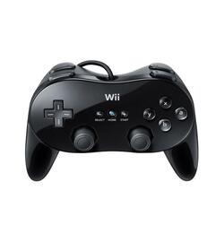 Classic Controller Wii Pro Zwart - Nintendo