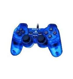 PS2 Controller Dualshock 2 - Transparant Blauw - Sony (origineel)
