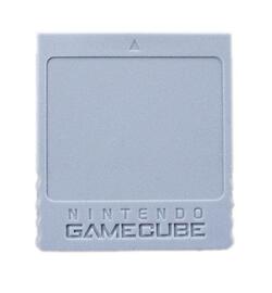 GameCube Memory Card - 59 Blocks Nintendo