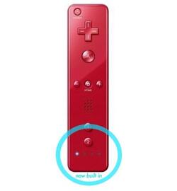 Controller Wii - Motion Plus Rood - Third Party - NIEUW