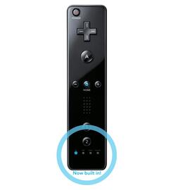 Controller Wii - Motion Plus Zwart - Third Party - NIEUW