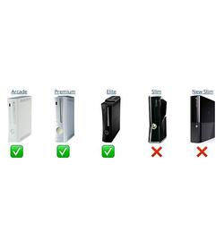 Stroomkabel Xbox 360 Arcade, Premium & Elite Adapter - 8-pins Aansluiting - Microsoft