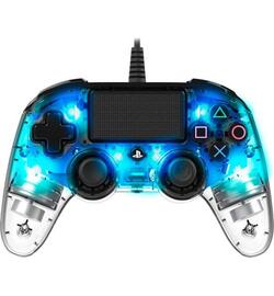Nacon Compact Controller - Transparant Blauw LED