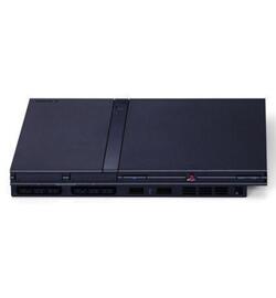 PS2 Console Slimline Zilver