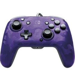 Faceoff Deluxe+ Nintendo Switch Controller - Purple Camo
