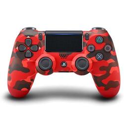 PS4 Controller - Red Camouflage - V2 - Third Party