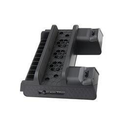Multifunctionele Verticale Stand met LED voor eerste model PS4 - Dobe