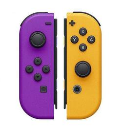 Joy-Con Controllers - Neon Lila (Paars) en Neon Oranje
