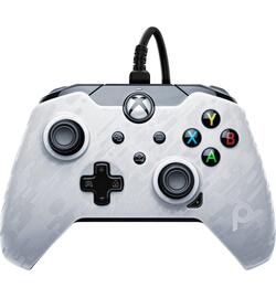Xbox One Controller Wired - White Camo (Ghost White) - PDP