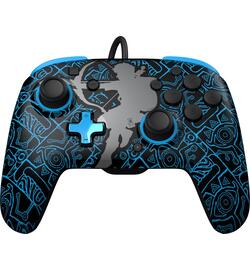PDP Rematch - Wired Nintendo Switch Controller - Glow in the Dark - Zelda Sheikah Shoot