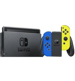 Refurbished Nintendo Switch Console Set V2 (Verbeterde accuduur) - Blauw / Geel