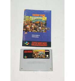 Donkey Kong Country 2 Diddy Kong's Quest- met boekje