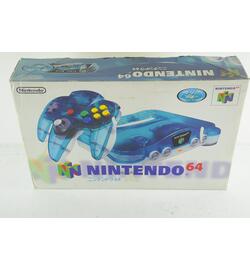 Nintendo 64 Console Clear Blue - Japanese
