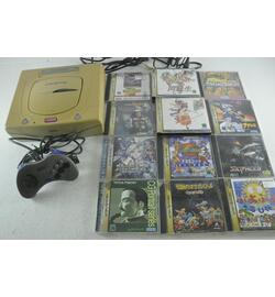 Sega Saturn Console Set with 12 games Japan