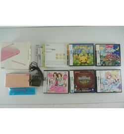 DS Pink Japan with 5 games