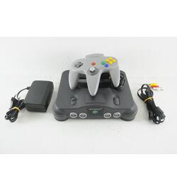 Nintendo 64 Standard Charcoal Console