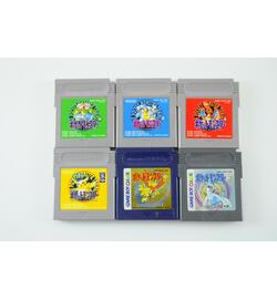 Gameboy Pokemon Set 6 Pieces Japanese