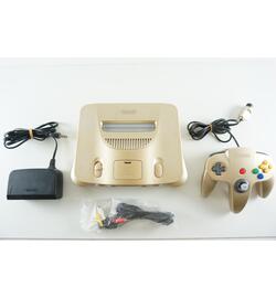 Nintendo 64 Limited Gold Edition Console Japan