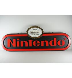 Nintendo Hanging Store Display Sign NES 4' Long