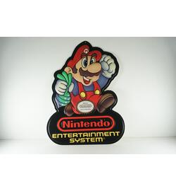 Super Mario Sign One Side Only Wall Art Man Cave