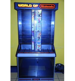 World Of Nintendo Store Cabinet With Rotating Display For Shipping Ask First
