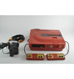 Sharp Red Twin Famicom Console