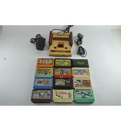 Famicom Console With 12 Games