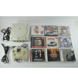 Dreamcast Console With 9 Games JP