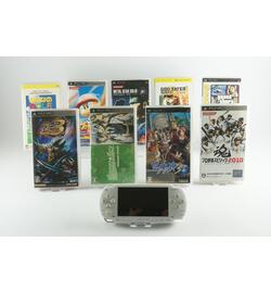 Playstation Portable Console White With 9 Games JP