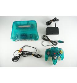 Nintendo 64 Console Aqua Blue JP
