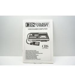 CBS Coleco Vision Instructions Manual