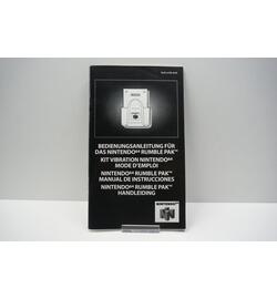 Nintendo 64 Rumble Pak Manual EUR
