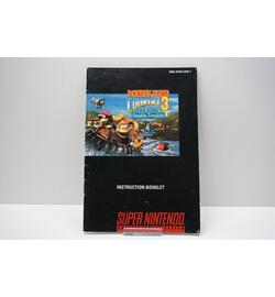 Donkey Kong Country 3 Dixie Kong's Double Trouble! Instruction Manual USA