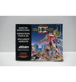 Double Dragon II The Revenge Game Pak Instructions FRA