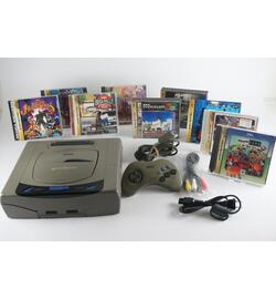 Sega Saturn Console 9 Games Japanese