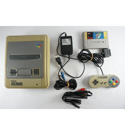Super Nintendo Console With Super \Mario World