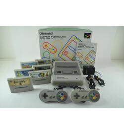 Super Famicom Console Boxed With 6 Games