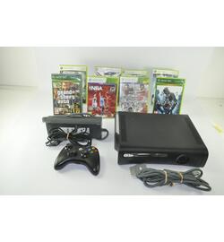 XBOX 360 Black Console (8 Games)