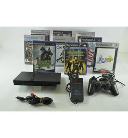 Sony Playstation 2 Console (9 Games)