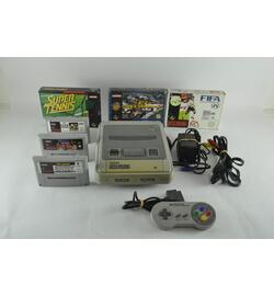 Super Nintendo Console with 6 Games