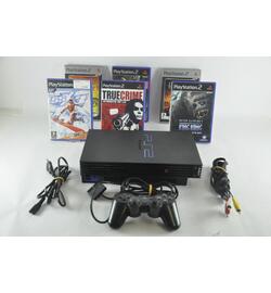 Playstation 2 Console With 6 Games