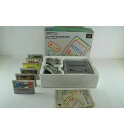 Super Famicom Console Boxed With 6 Games JPN