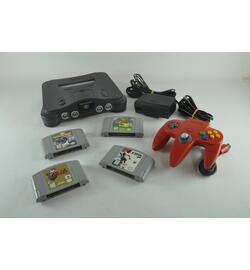 Nintendo 64 Console With 4 games USA