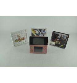 Nintendo 3DS Console Pink With 3 Games