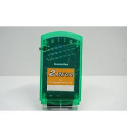 Innovation 2Mega Dreamcast Memory Card Green Clear
