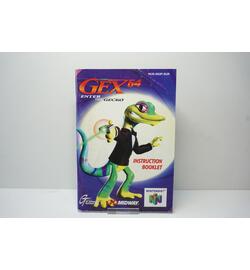 Gex 64: Enter the Gecko Instruction Booklet EUR