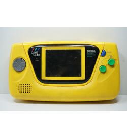 Sega Game Gear Console Yellow - Defect, for parts only