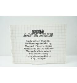 Sega Game Gear Manual